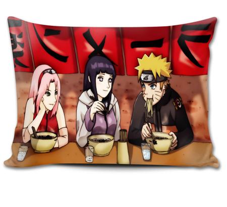 Almofada 27x37 Boruto Sarada Sasuke Naruto Decoração