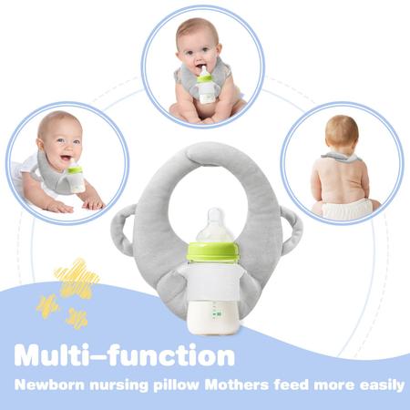 Almofada de alimentação automática FIKETLXU com suporte para mamadeira Imagem de Almofada de alimentação automática FIKETLXU com suporte para mamadeira