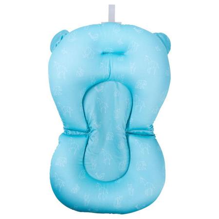 Almofada De Banho Para Bebê Azul Origami - Pimpolho Imagem de Almofada De Banho Para Bebê Azul Origami - Pimpolho