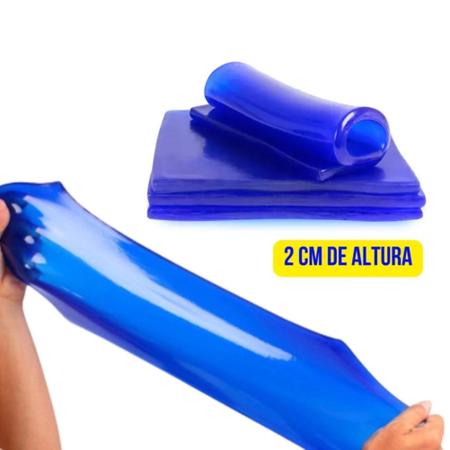 Imagem de Almofada Gel 1cm Anti Impacto Para Moto Mt02 Ortho Pauher