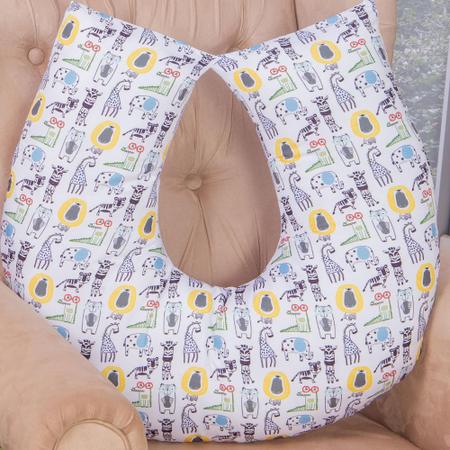 Imagem de Almofada para Amamentação Cheia para Bebe Menino Estampada