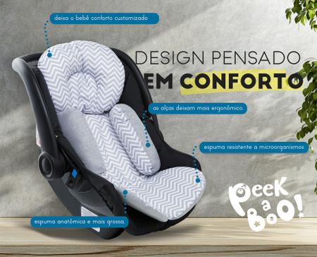 Imagem de Almofada Para Bebê Conforto redutor Universal Futon carrinho balanço carro MESCLA