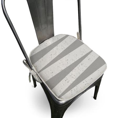 Imagem de Almofada Para Cadeira Ardon 40x40cm Cinza