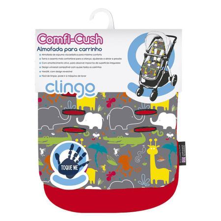 Imagem de Almofada Para Carrinho Bebê Comfi-cush Jungle Boogie Clingo