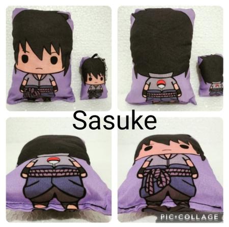 Chaveiro almofada Naruto, Sasuke, Itachi Uchiha, Minato, Kakashi