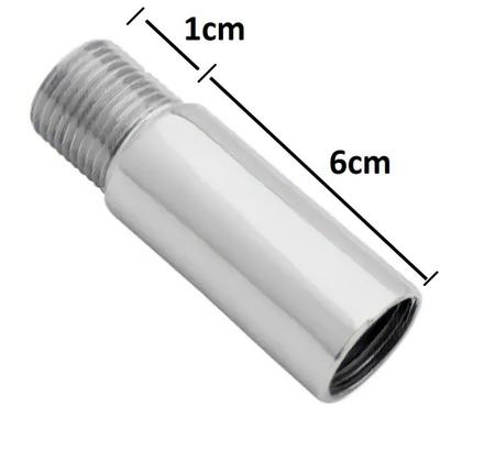 Imagem de Alongador Prolongador Extensão Torneira 6cm 1/2 Cromado