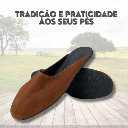 Alpargata Ga cha Campeira Unissex Vuollo Nobuck Ferrugem