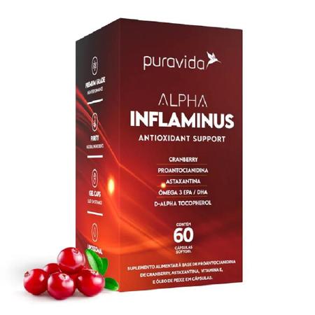 Imagem de Alpha Inflaminus Antioxidante 60 Cápsulas  Pura Vida