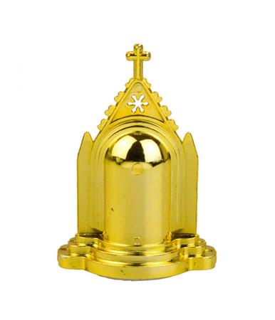 Altar Dourado Sagrada Família Uso Carro 6.5cm - Taimes Imagem de Altar Dourado Sagrada Família Uso Carro 6.5cm