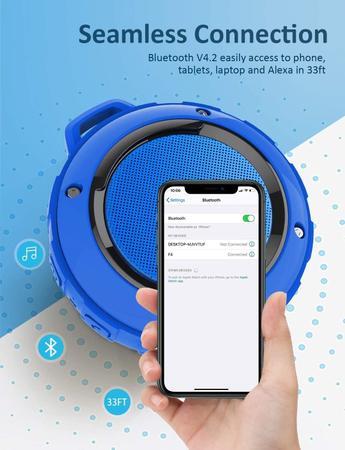 Imagem de Alto-falante Bluetooth à prova d'água ao ar livre