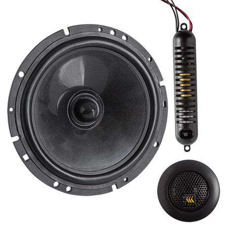 Imagem de Alto Falante Bravox Kit Duas Vias Cs60Bk 6 Polegadas 65 W Rms 4R