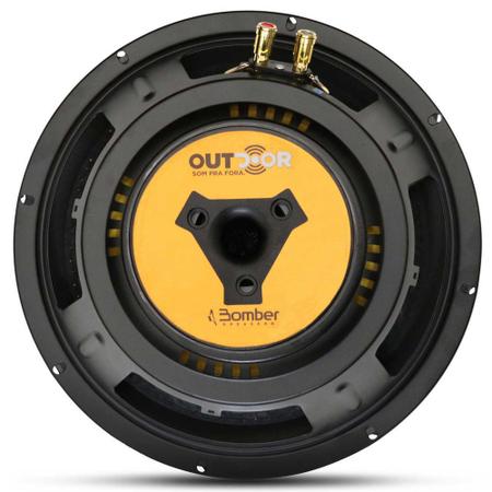 Imagem de Alto Falante Subwoofer Bomber Outdoor 12" 500W RMS 2 Ohms Bobina Simples Som Carro