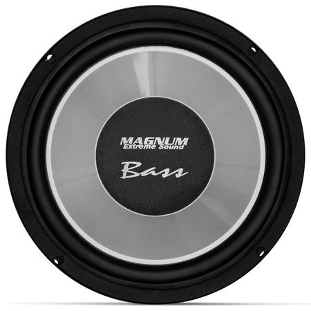 Imagem de Alto Falante Subwoofer Magnum Bass 8 Polegadas 100W RMS 4 Ohms Bobina Simples