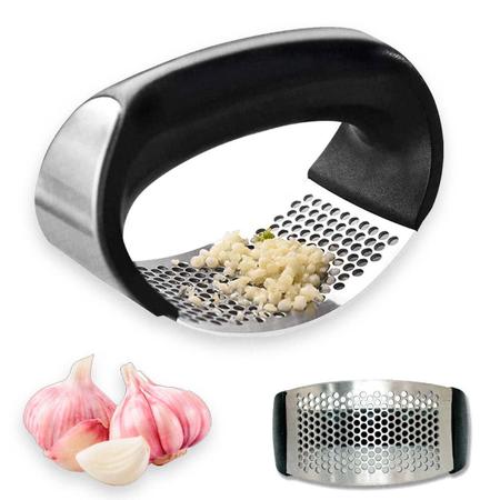 Amassador Espremedor Triturador De Alho Manual Cozinha Inox - Correia Ecom Imagem de Amassador Espremedor Triturador De Alho Manual Cozinha Inox