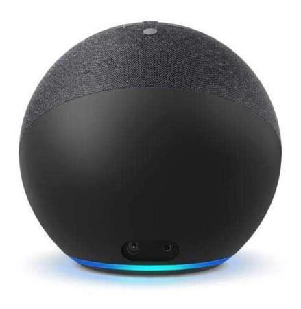 Echo Dot 4 Geração Alexa B7W64E - Preto - Smart Speaker
