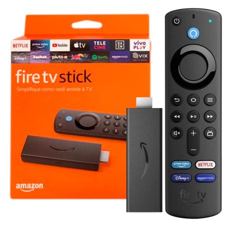 Fire Tv Box 4k Tv Stick 3 Inclui Comandos Da Tv Com Atalhos - GR Eletrônicos