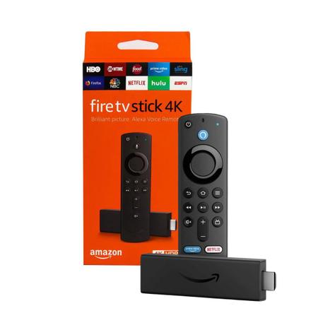 Imagem de Amazon Fire Tv Stick 4K Alexa Assistente Voice Bluetooth 5.0