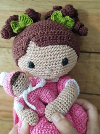 Boneca com roupa de croche - Lizete artesanato - Bonecas - Magazine Luiza