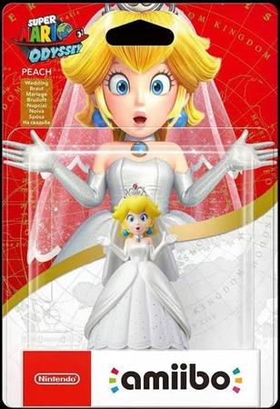 Imagem de Amiibo Peach Wedding Style Ver. Super Mario Odyssey Oficial Licenciado