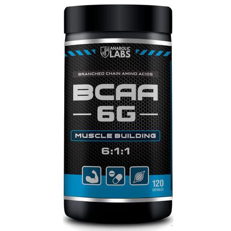 Imagem de Amino Bcaa 6G 120 Cápsulas 60 Doses - Anabolic Labs