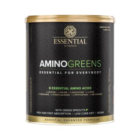 Imagem de Amino Greens Essential Nutrition 240g - 8 Aminoácidos