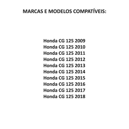 Imagem de Amortecedor Cromado GP7 Com Regulagem (Par) Honda CG 125 Fan Titan 09-18 Mola Preta