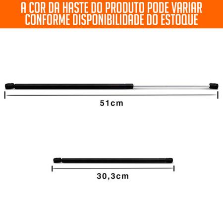 Imagem de Amortecedor Tampa Traseira Porta Mala Corsa Hatch 2002 a 2012 Celta 2000 a 2016 Palio 1996 a 2007