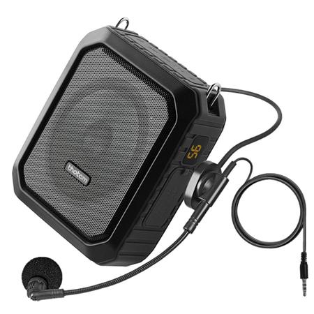 Imagem de Amplificador de Voz Portátil Profissional THOTEM AX + 2 Microfones e Potência 18W - Kit do Professor