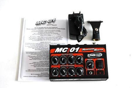 Amplificador Headphone Vocal Power Click Mc 01 C Fonte Mc01