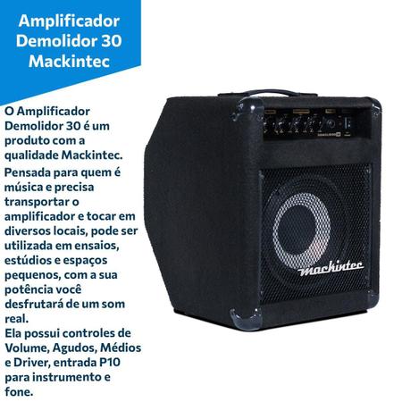 Imagem de Amplificador Mackintec Demolidor 100W Para Baixo 110/220V