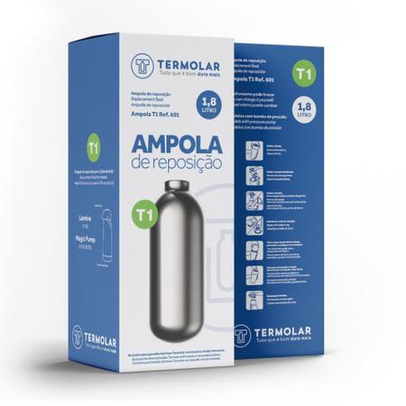Imagem de Ampola de Reposição 1.8L para Garrafa Térmica Lúmina Magic Pump Termolar