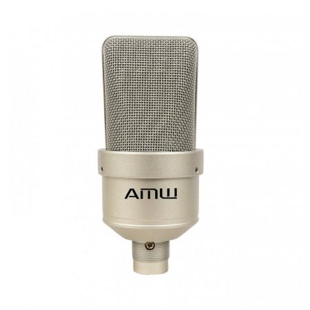 Imagem de Amw EC1 Microfone Condensador XLR 26mm Para Estúdio com Shockmount