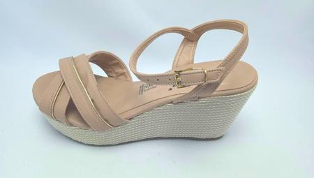 Sandalia anabela best sale dandara