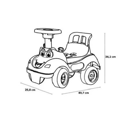 Totoka Andador Infantil Motoca Bebê Totokinha Triciclo - Azul ou