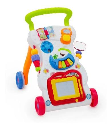 Imagem de Andador Centro de Atividades Musical Didático 8 Brinquedos Colorido - Baby Style