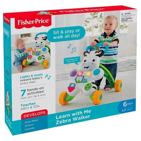 Andador de Atividades Zebra Fisher Price Mattel Fisher Price