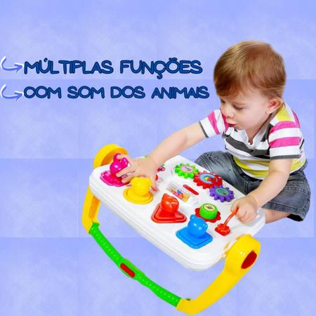 Imagem de Andador Didático Com Atividades 3 Em 1 Infantil Educativo Para Bebê Menina Menino Brinquedos Poliplac