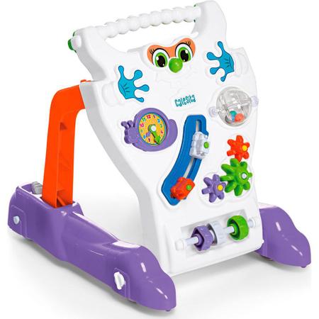 Imagem de Andador Feliz Brinquedo Educativo Bebê Calesita Ref 902 Branco