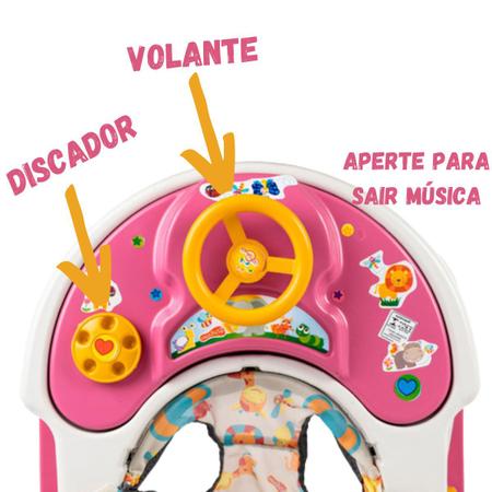 Imagem de Andador Infantil Musical P/ Bebê Bichinhos Styll Baby Cores