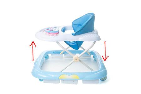 Andador Infantil Musical Piano Interativo Baby Style Azul - Tos Store - O  Melhor para Seu Bebê