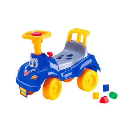 Andador de Bebê Carrinho Ursinho Motoca Volante e Buzina - Dm Toys