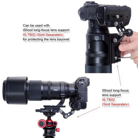 Imagem de Anel de montagem em tripé com gola de lente iShoot para Nikon Nikkor Z 180-600 mm F5.6-6.3 VR