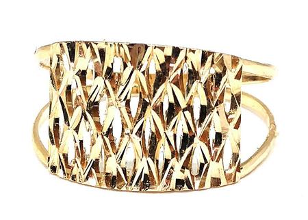 Anel de ouro 18 k Trabalhado Estampado - Elegancy Joias Imagem de Anel de ouro 18 k Trabalhado Estampado