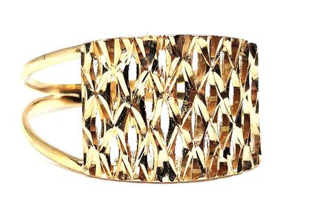 Anel de ouro 18 k Trabalhado Estampado - Elegancy Joias Imagem de Anel de ouro 18 k Trabalhado Estampado