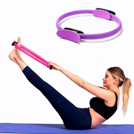 Imagem de Anel de Pilates Yoga Tonificador Arco Flexível Fitness