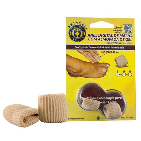 Anel Digital De Malha com Almofada de Gel Skingel Sg-301 Orthopauher Imagem de Anel Digital De Malha com Almofada de Gel Skingel Sg-301 Orthopauher