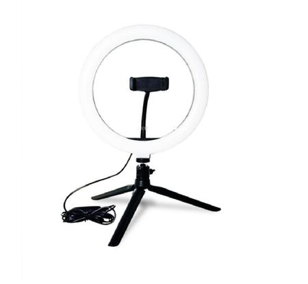 Anel Iluminador LED Flexivel Ring Light Tripe 20cm com Suporte Celular  Universal Selfie r Gravação Fotos Makes - Right Light - Luz de  Selfie - Magazine Luiza