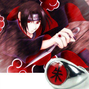 ANEL AJUSTÁVEL NARUTO – ANEL MEMBRO DA AKATSUKI ITACHI – Universo Lúmina