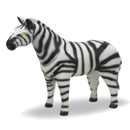 Imagem de Animais da Fazenda Zebra de Brinquedo Em borracha Macia