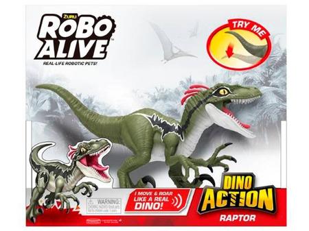 Robo Alive Dino Wars Dinossauro Raptor - Autobrinca Online